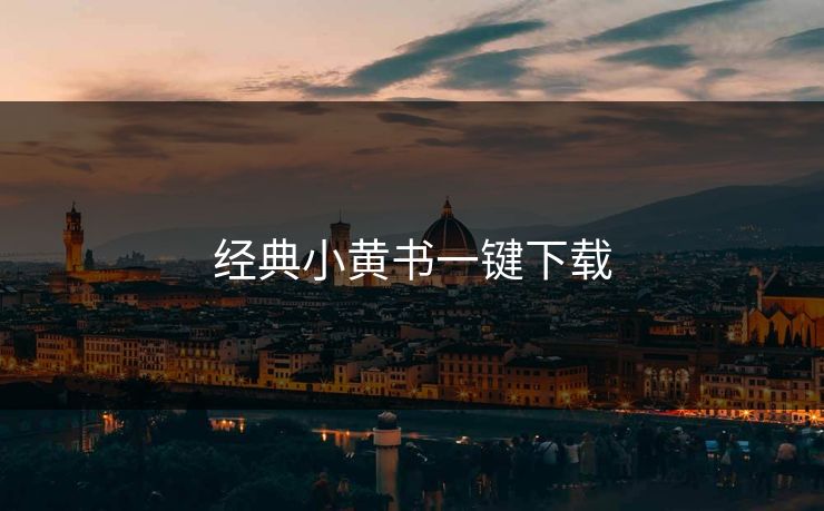 经典小黄书一键下载